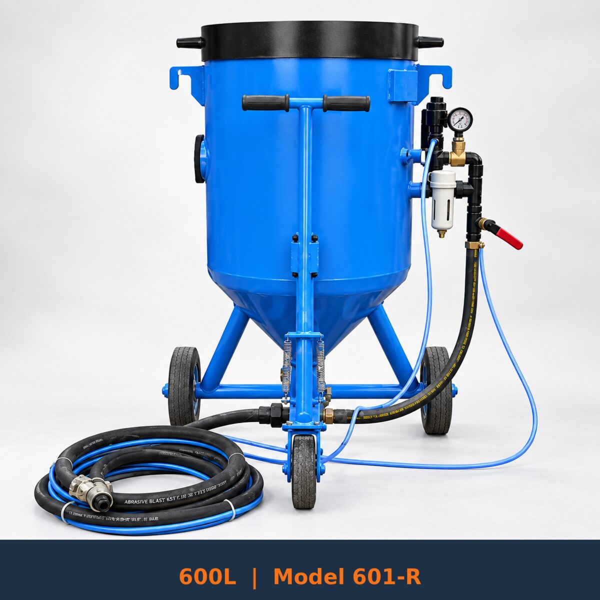 Blast Pot 600L (Model 601-R) — 600l pressure blast pot 601 r