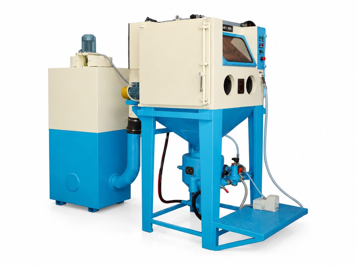 Suction Blast Cabinet — suction feed sandblasting cabinet